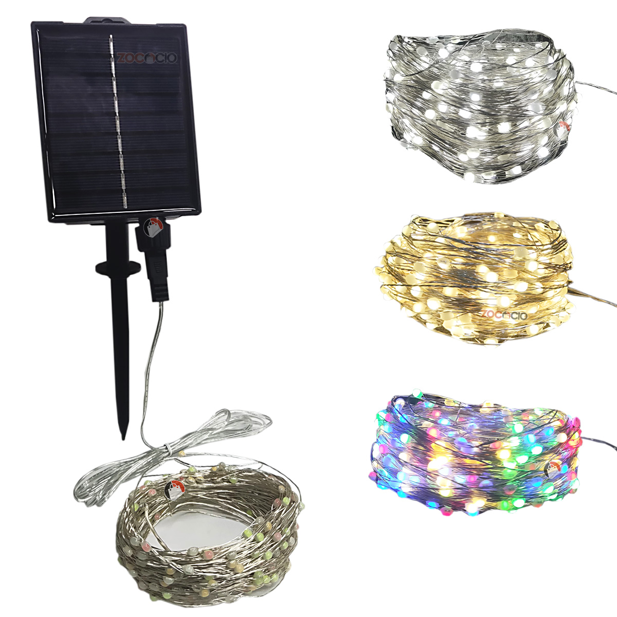 Vista 3 de Guirnalda De Alambre Solar 10, 20, 30MT - COLOR: Calido, MEDIDA: 30 Metros